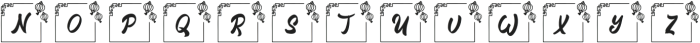 NianChineseMonogram-Regular otf (400) Font LOWERCASE