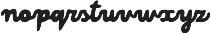 Nice Together Script Regular otf (400) Font LOWERCASE