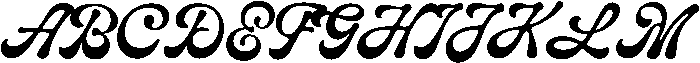 Nicholine otf (400) Font UPPERCASE