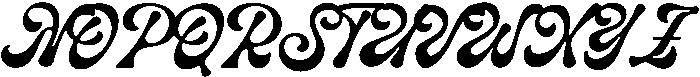 Nicholine otf (400) Font UPPERCASE