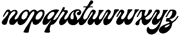 Nicholine otf (400) Font LOWERCASE