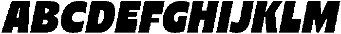 Nicka Slanted otf (400) Font UPPERCASE