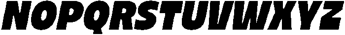 Nicka Slanted otf (400) Font UPPERCASE