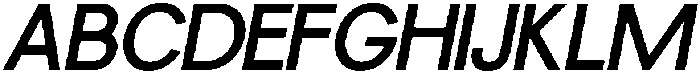 Nicksen Italic otf (400) Font UPPERCASE