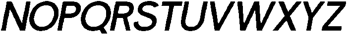 Nicksen Italic otf (400) Font UPPERCASE