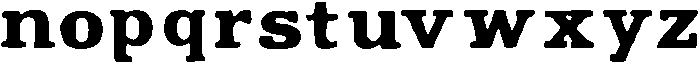 Nicoka ttf (400) Font LOWERCASE