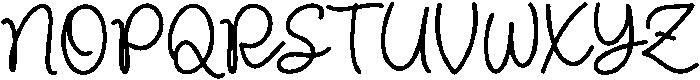 Nicolla Sunfield otf (400) Font UPPERCASE