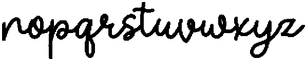 Nicolla Sunfield otf (400) Font LOWERCASE