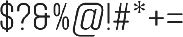 Nicon ExtraLight otf (200) Font OTHER CHARS