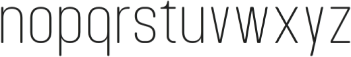 Nicon Thin otf (100) Font LOWERCASE