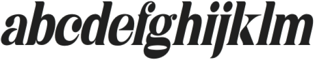 Niecher Condensed Italic otf (400) Font LOWERCASE