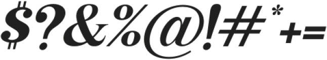 Niecher-Italic otf (400) Font OTHER CHARS