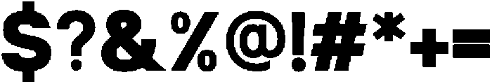 Niela Black otf (900) Font OTHER CHARS
