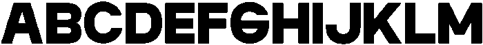 Niela Black otf (900) Font UPPERCASE