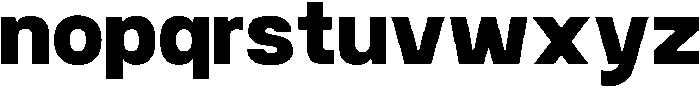 Niela Black otf (900) Font LOWERCASE