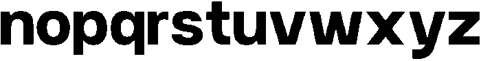 Niela ExtraBold otf (700) Font LOWERCASE