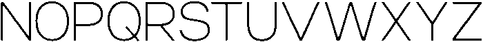 Niela ExtraLight otf (200) Font UPPERCASE