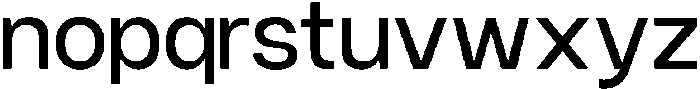 Niela Medium otf (500) Font LOWERCASE