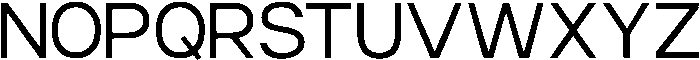 Niela Regular otf (400) Font UPPERCASE