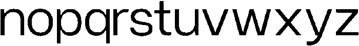 Niela Regular otf (400) Font LOWERCASE
