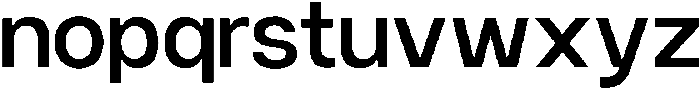 Niela SemiBold otf (600) Font LOWERCASE