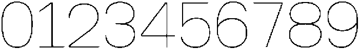 Niela Thin otf (100) Font OTHER CHARS