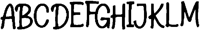Nife ttf (400) Font UPPERCASE
