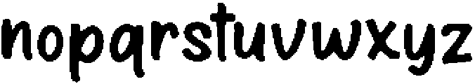 Nife ttf (400) Font LOWERCASE