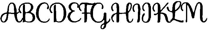 Nifo ttf (400) Font UPPERCASE
