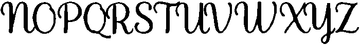 Nifo ttf (400) Font UPPERCASE