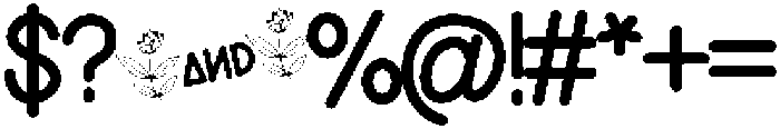 Niftybou Regular otf (400) Font OTHER CHARS