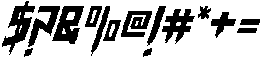 Nighstema otf (400) Font OTHER CHARS