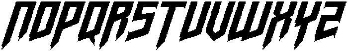 Nighstema otf (400) Font UPPERCASE