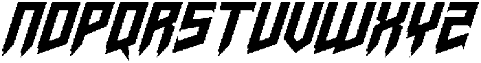 Nighstema otf (400) Font LOWERCASE