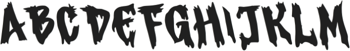 Night Band Regular otf (400) Font UPPERCASE