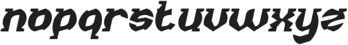 Night Creature Italic otf (400) Font LOWERCASE