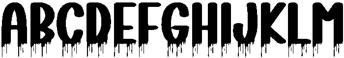 Night Ghost Regular otf (400) Font UPPERCASE
