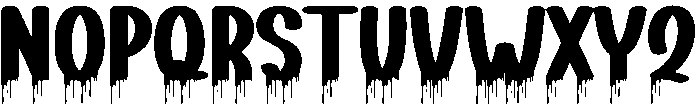 Night Ghost Regular otf (400) Font UPPERCASE