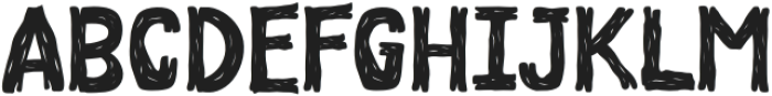 Night Horror Regular otf (400) Font UPPERCASE