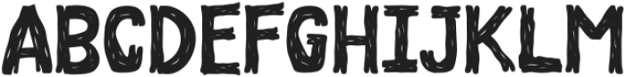 Night Horror Regular otf (400) Font LOWERCASE