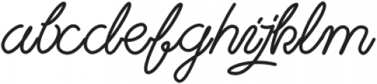 Night Light Script otf (300) Font LOWERCASE