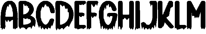 Night Mare Regular otf (400) Font UPPERCASE