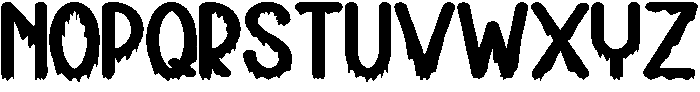 Night Mare Regular otf (400) Font LOWERCASE