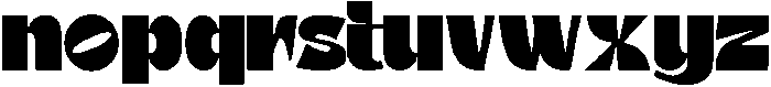 Night Mode Black otf (900) Font LOWERCASE