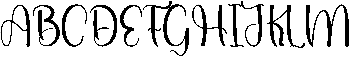 Night Party Regular otf (400) Font UPPERCASE
