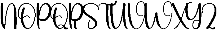 Night Party Regular otf (400) Font UPPERCASE