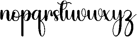 Night Party Regular otf (400) Font LOWERCASE