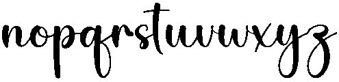 Night Regular otf (400) Font LOWERCASE