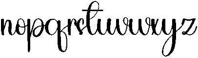 Night Regular otf (400) Font LOWERCASE