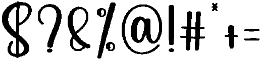Night Regular otf (400) Font OTHER CHARS